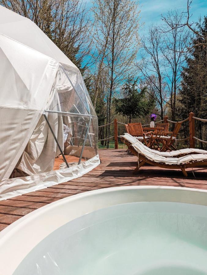 Medve Dome - Luxury Camping In The Middle Of Nature Hotel Szentegyháza Kültér fotó